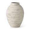 SK Designer Living | Luma Brushed White Iron Vase | 24cm