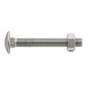 Zenith M12 x 130mm 304 Stainless Steel Coach Head Bolt And Nut