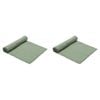 2PK Ecology 100% Cotton Fray Dining Table Runner Cloth 35 x 180cm Midday