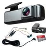 Elinz Dual Lens No Screen 1080P Dash Cam 720P Rear Camera WiFi Supercapacitor 32GB Hardwire Kit