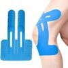 NNEOBA 10PCS Waterproof & Elastic Kinesiology Knee Tape Blue
