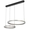 Telbix Fulcrum Contemporary Pendant Hanging Lamp Light Aluminium Pvc Acrylic Pearl Grey Satin