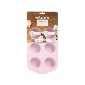 Wiltshire Pink Silicone 6 Cup Muffin Pan