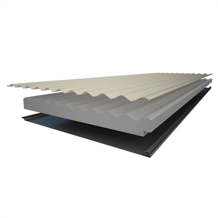 Insulspan 50mm Colorbond Colours Corrugated Roofing - Linear Metre