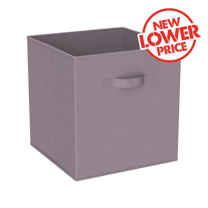 Flexi Storage Clever Cube Burnished Lilac Compact Fabric Insert