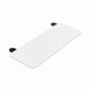 Tooleroo Folding Tray Desk Extender - Clamp-On Table Extension Shelf White