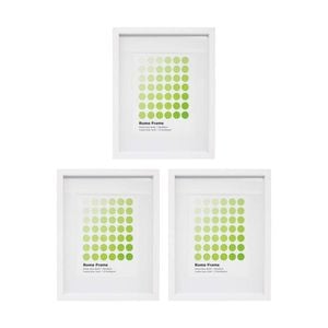 3PK Braz Rome Image Photo Document Display Frame 27.9x35.6cm White