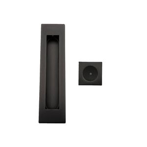Schlage 180mm Graphite Flush Pull and 30 x 30mm Finger Pull Set