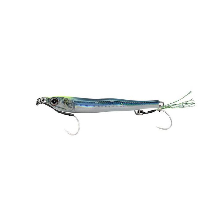 Little Jack Metal Adict Type 03 Fishing Jig 40g 10 Chartruse Head Glow Berry
