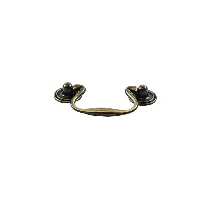 Sylvan Oregon Cabinet Handle  76mm Antique Brass