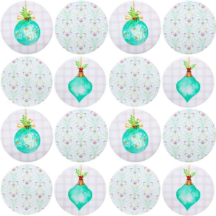 4x 4pc LVD Coasters Aqua Baubles Decorative Barware/Serveware Home Kitchen