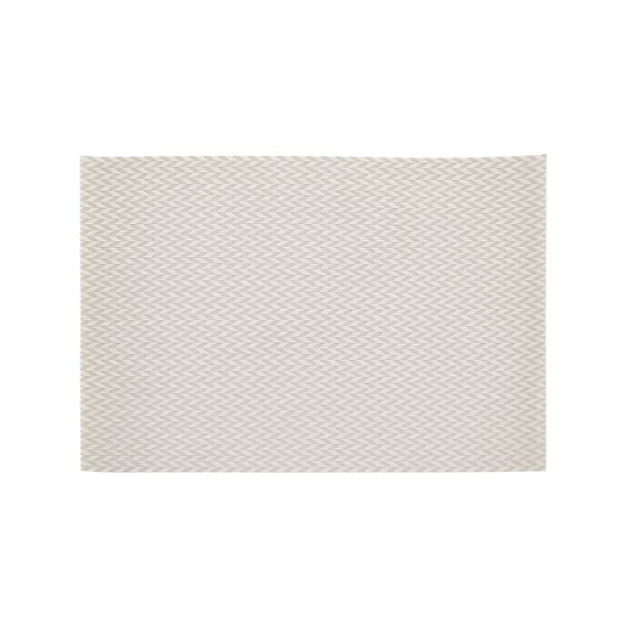 Icon Chef Large Placemats - Set Of 6 - Grey Herringbone