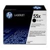 Hp #55x Black Toner Ce255x High Yield Toner Cartridge