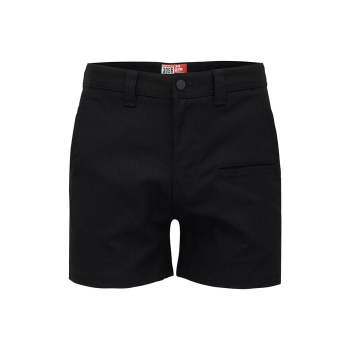 Hard Yakka Black 3056 Slim Fit Stretch Canvas Short - Size 82R