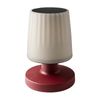 20cm Ruby Solar and USB Rechargeable Cantrill Table Lamp