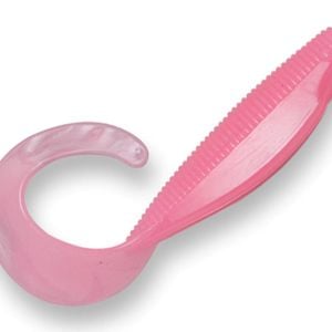 ZMan StreakZ Curly TailZ 4" Soft Plastic Fishing Lure #Pink Glow