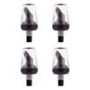 4x 2pc Bartender Combo Spirit Pourer & Measure Cup 30ml Set
