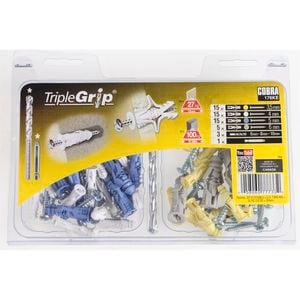 Cobra Triple Grip Assorted Anchors - 50 Pack