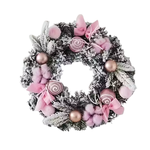 Lifebay Christmas Snowflake Wreath Holiday Decoration