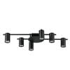 CLA Lighting Tache Interior Spot Ceiling Light (with Adjustable Black 6 Heads) IP20