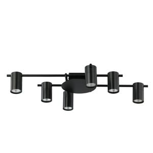 CLA Lighting Tache Interior Spot Ceiling Light (with Adjustable Black 6 Heads) IP20