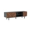 Noe 1.6m TV Entertainment Unit – Dark Grey/Columbia