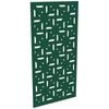 ProtectorAl 300-1200 x 1201-2400mm Dark Green/Gloss White Mosaic Unframed Composite Deco Panel