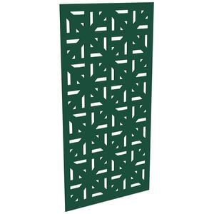 ProtectorAl 300-1200 x 1201-2400mm Dark Green/Gloss White Mosaic Unframed Composite Deco Panel