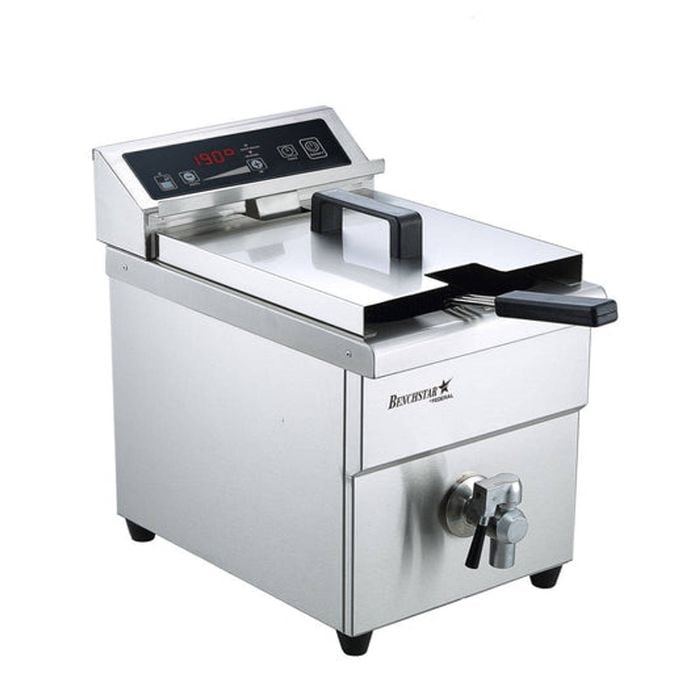 BENCHSTAR 8L Stainless Steel Electric Induction Fryer 15A