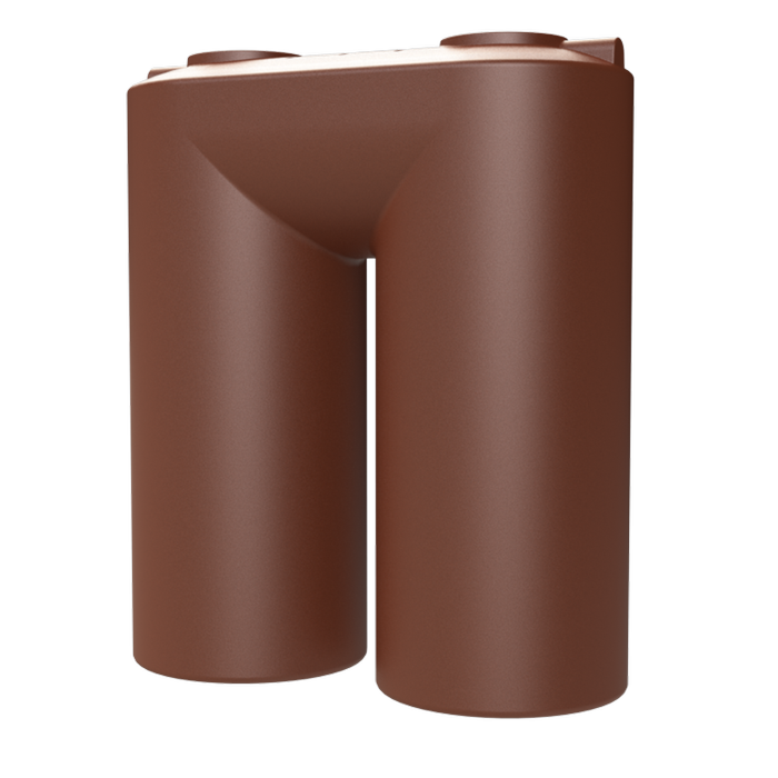 Melro Tanks 7510L Slimline Poly Water Tank - Heritage Red