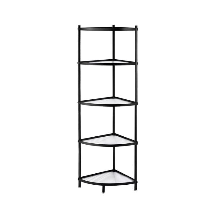 Artiss 5-tier Kitchen Corner Shelf Rack Stand Microwave Plant Display Metal Storage Shelves