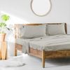Ardor King Single Bed Fitted Sheet Set 1000tc Cotton Rich Sand