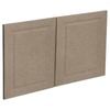Kaboodle 900mm Raw Board Heritage Medium Rangehood Doors - 2 Pack