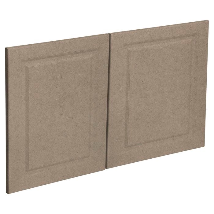 Kaboodle 900mm Raw Board Heritage Medium Rangehood Doors - 2 Pack