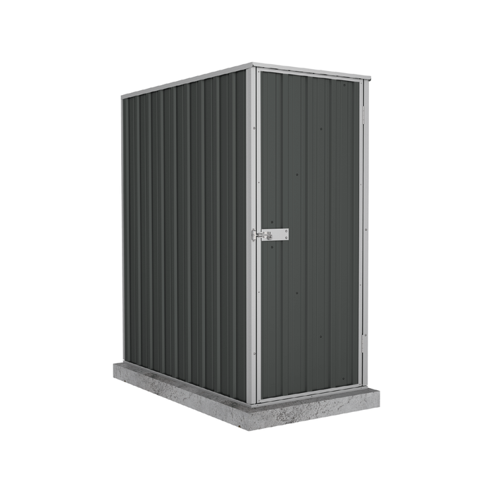 Absco Sheds 0.78 x 1.52 x 1.80m Monument Basic Single Door Garden Shed