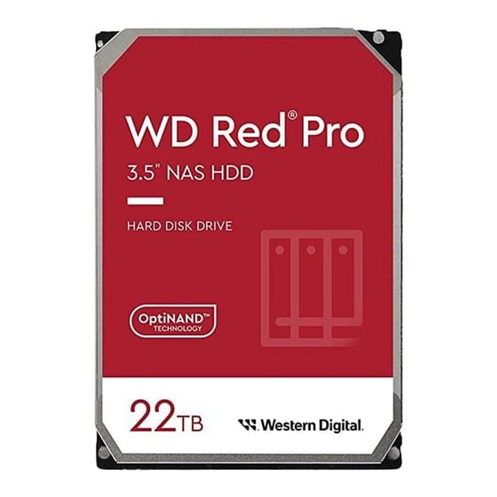 Western Digital Red Pro 22TB 3.5" SATA 512MB NAS Hard Drive [WD221KFGX]