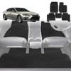 6D Diamond Car Floor Mats for Lexus ES 2019-Current-Full Set-Black-Outback GT