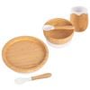 Tiny Dining 5pc Bamboo Round Baby Weaning Set
