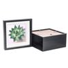 Nicola Spring 10" X 10" Black 3d Box Photo Frames - 8" X 8" Mount - Pack Of 5