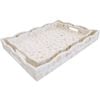 2pc LVD Serving Tray Scallop Mop Home/Kitchen Table Decor