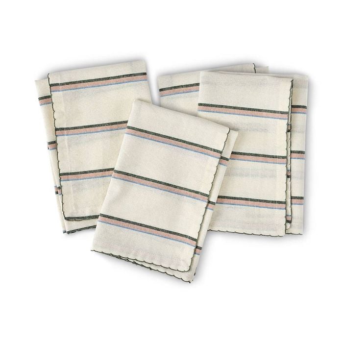 Salt & Pepper Taylor Stripe Napkin 45x45cm Set of 4