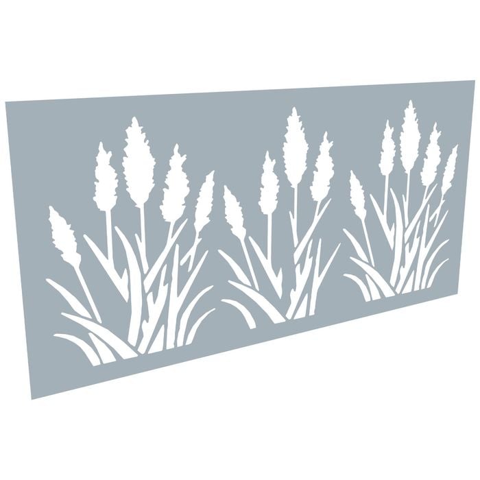 ProtectorAl 300 - 1200 x 1201 - 2400mm Silver Matt / Gloss White Bullrush Unframed Composite Decorative Panel 
