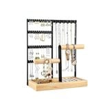 Black Jewelry Stand - Earrings, Necklaces, Rings