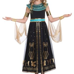 Divine Dazzling Cleopatra Girls Ancient Egyptian Costume - 8-10