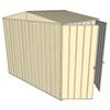 Build-a-Shed 2.3 x 1.5 x 2.3m Gable Double Hinged Side Door Shed - Cream