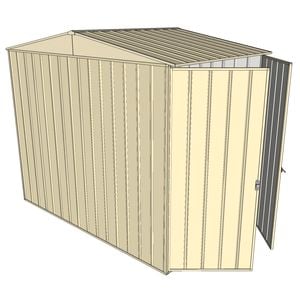 Build-a-Shed 2.3 x 1.5 x 2.3m Gable Double Hinged Side Door Shed - Cream