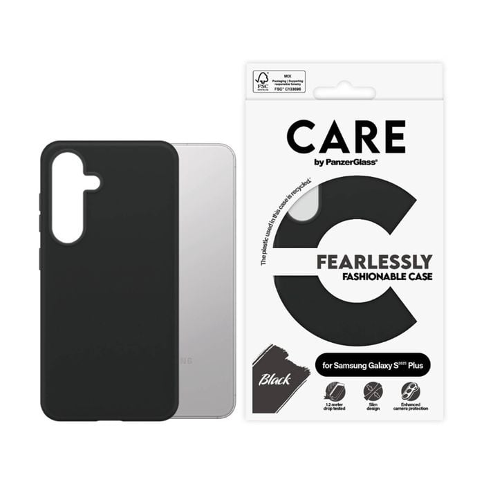 Panzer Fashion Phone Case for Samsung GS25+ Stylish Device Protection - Black