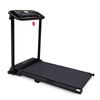 Advwin Electric Treadmill with Handle Foldable Walking Pad Running Machine Home Workout Exercise Equipment, Black