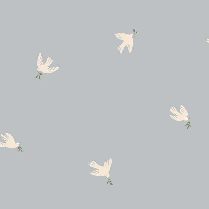 Wallpaper Trader Frida Wallpaper Roll 10.05m X 53cm, Light Blue