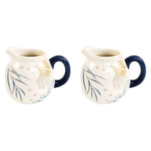 2x Urban Summer Solstice 11cm Ceramic Mini Jug/Utensil Holder - Blue